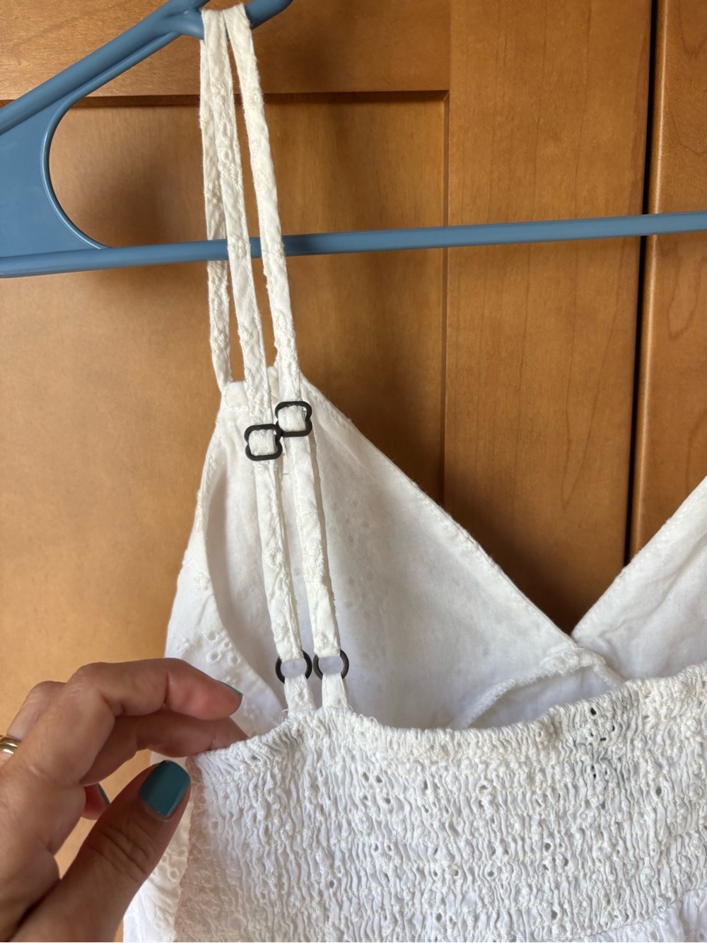 White Eyelet Babydoll sundress - Picture 7 of 7
